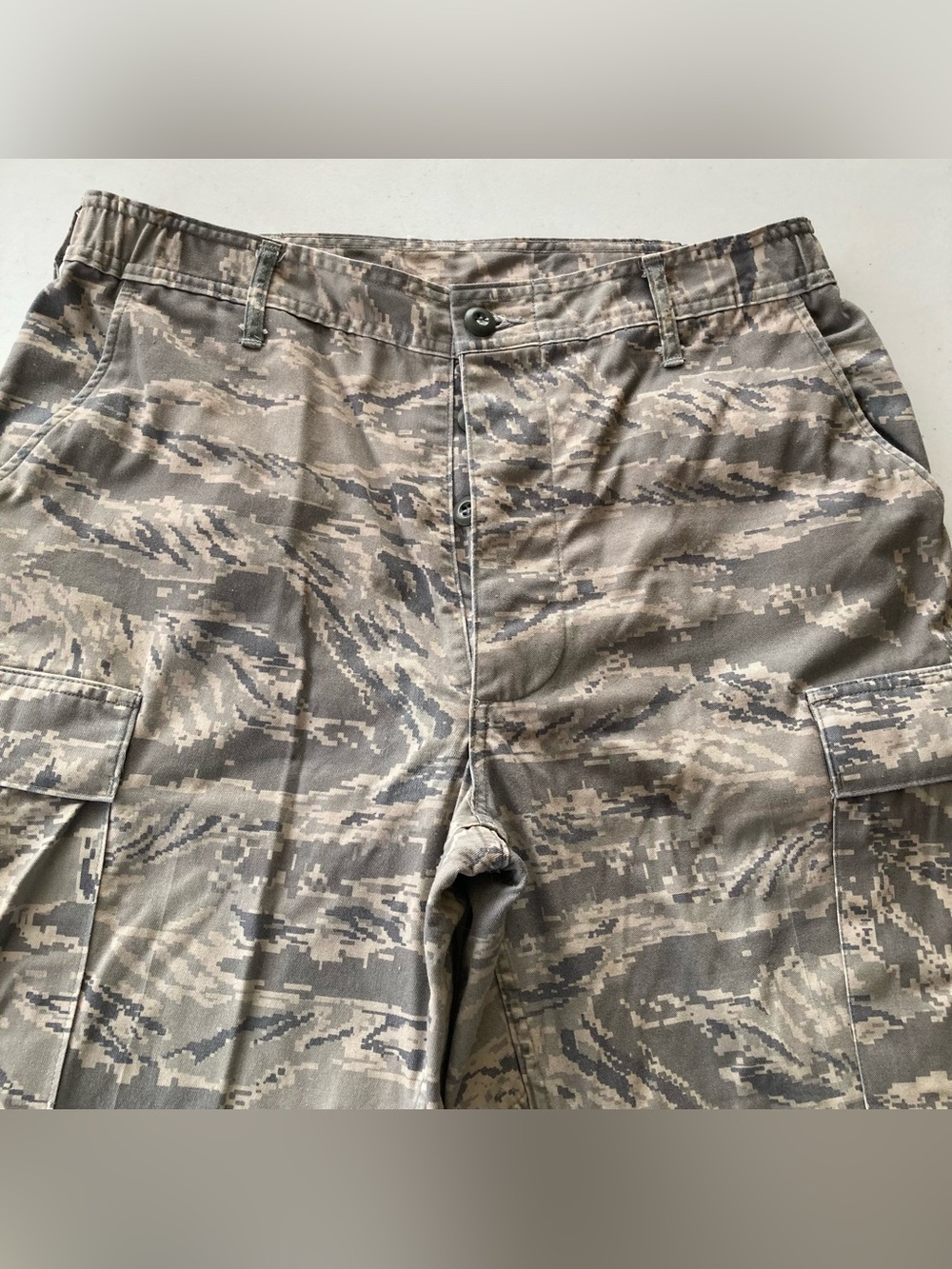 Mens US Air Force Camouflage Pants USAF Combat Trousers Digital Tiger Stripe 36L